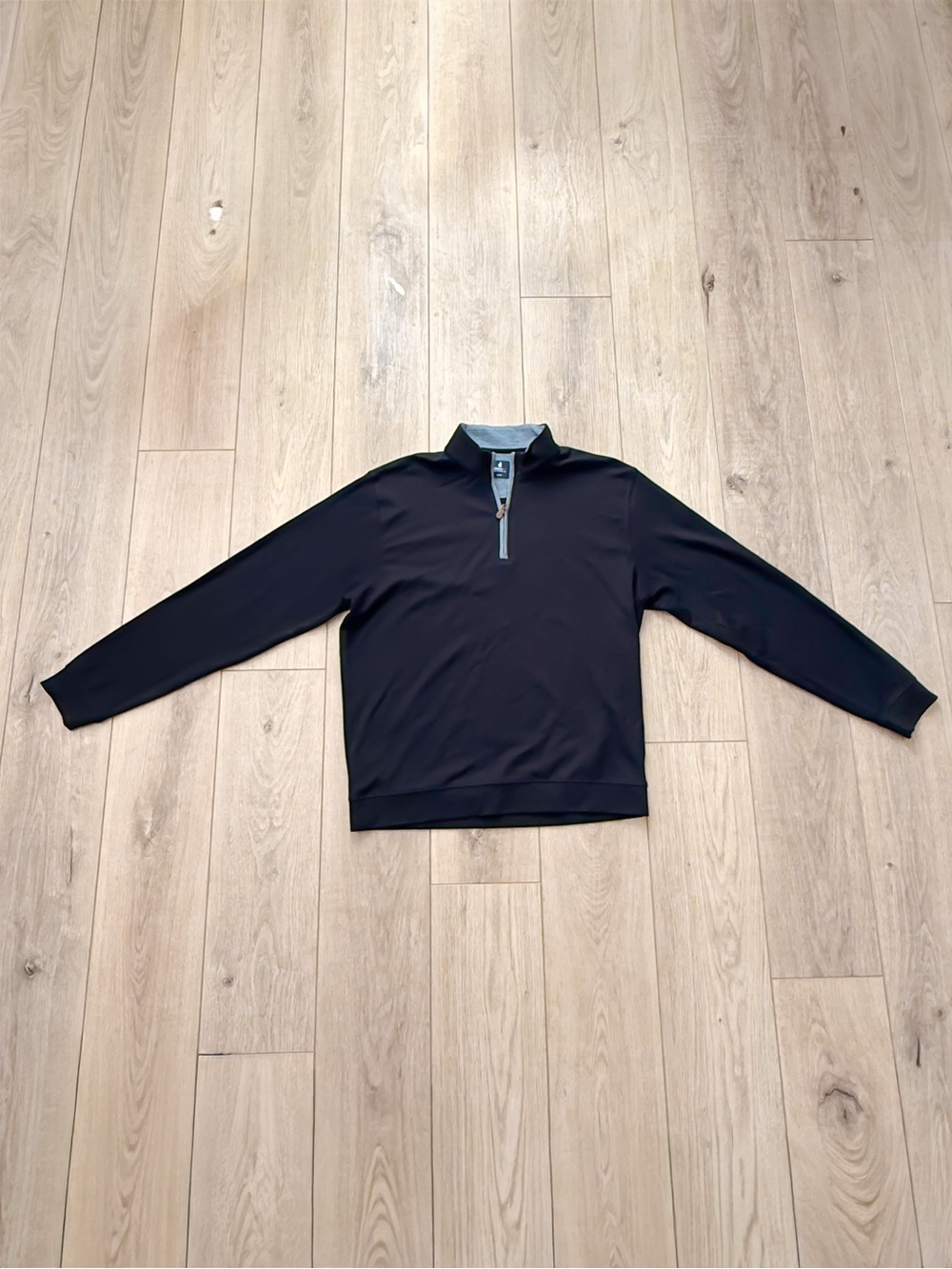 JOHNNIE-O MENS SULLY QUARTER ZIP PULLOVER BLACK SIZE LARGE NWOT - Picture 5 of 5